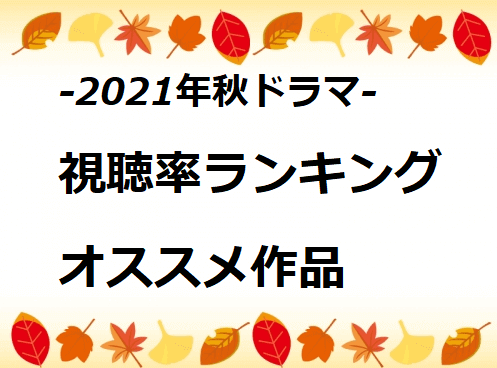 2021秋ドラマ視聴率