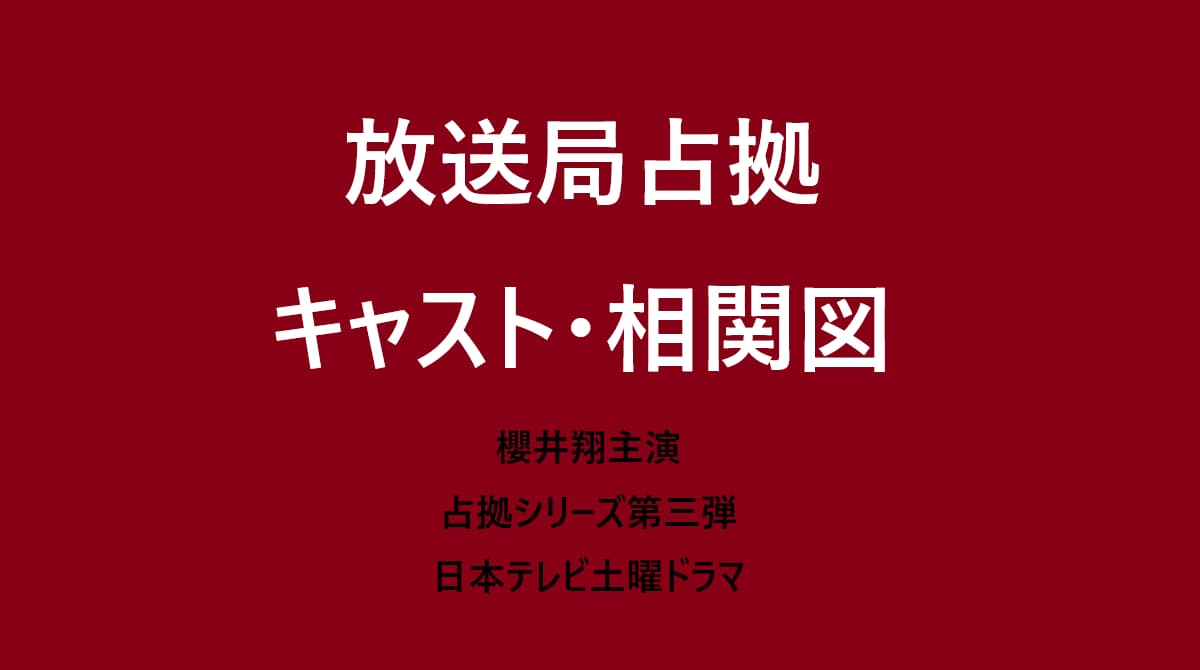 放送局占拠キャスト