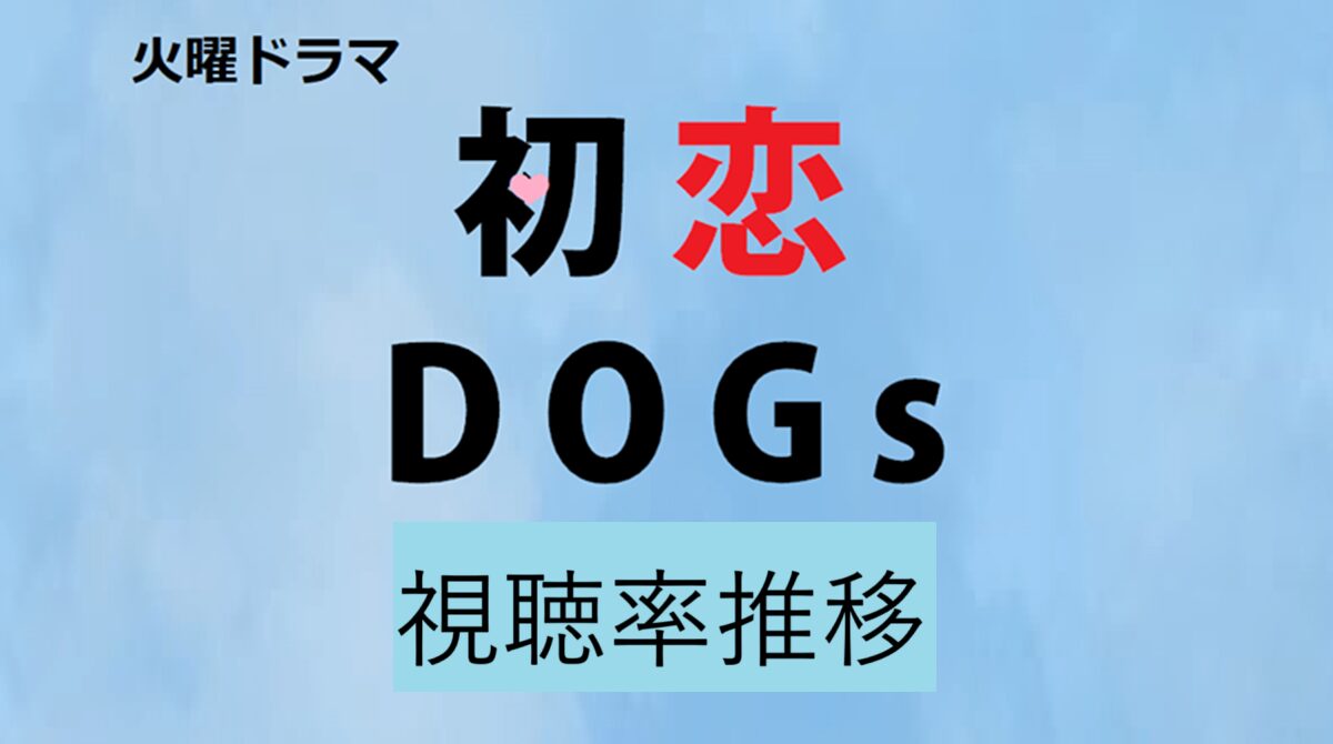 火曜ドラマ「初恋DOGs」全話の視聴率推移
