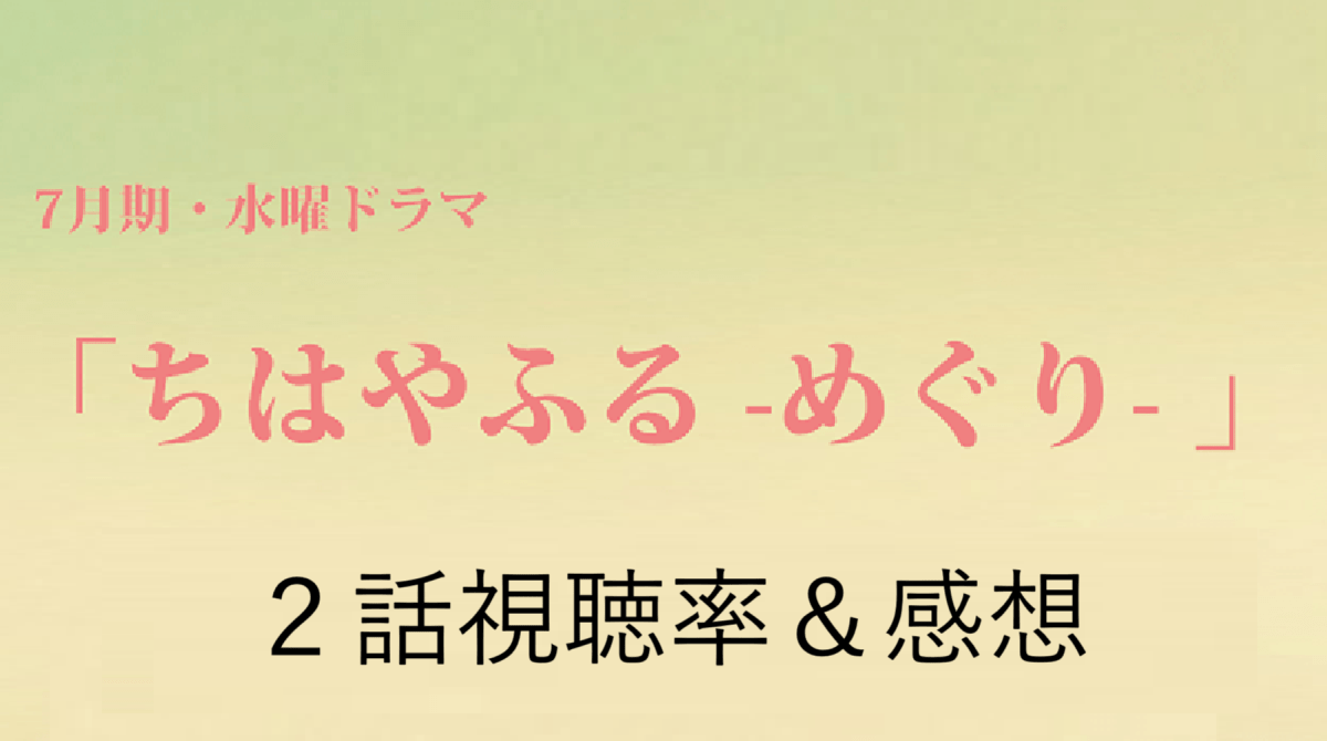 「ちはやふるーめぐりー」2話