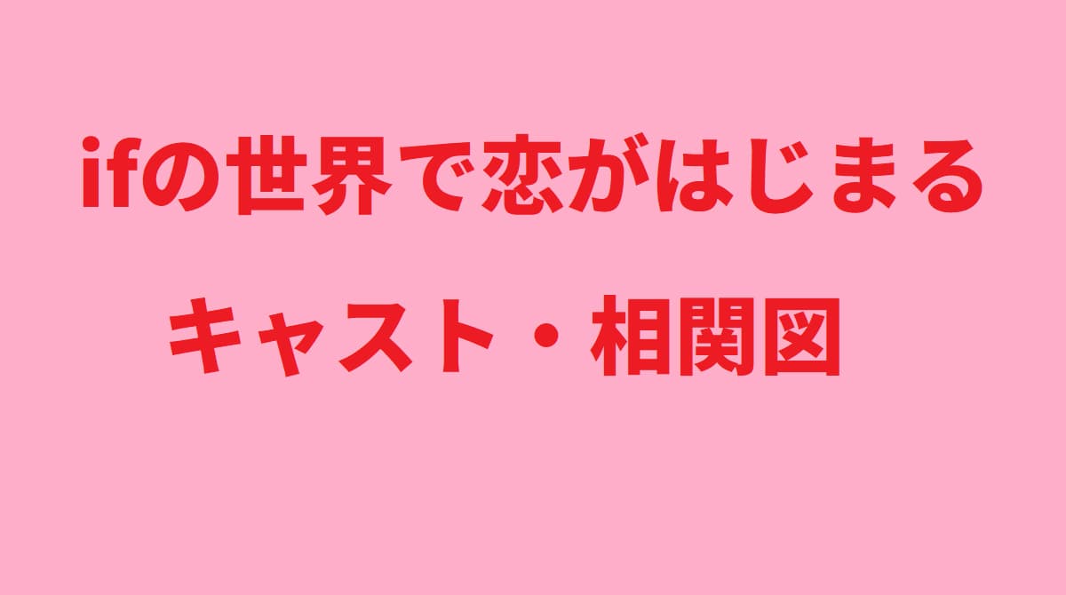 ifの世界で恋がはじまる