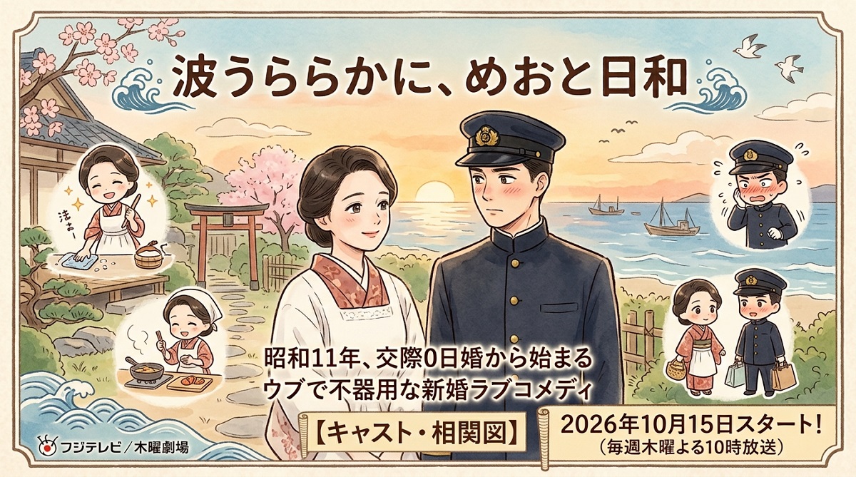 波うららかに、めおと日和2キャスト・相関図